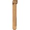 Ekena Millwork Traditional Arts and Crafts Smooth Bracket w/ Offset Brace, Western Red Cedar, 5 1/2"W x 30"D x 38"H BKT0604X30X38TRA03SWR - alternate 4